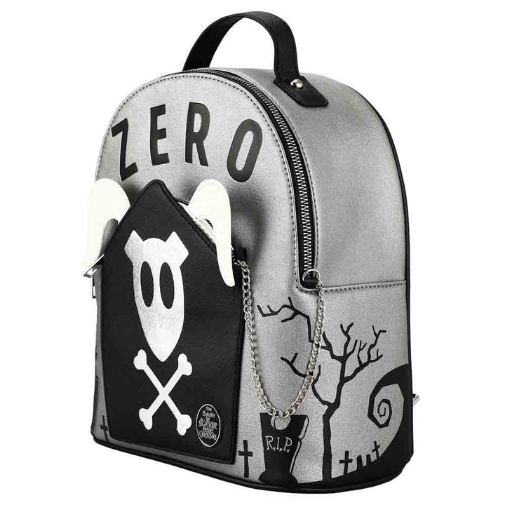 Disney The Nightmare Before Christmas Zero Removable Zip Pouch Mini Backpack