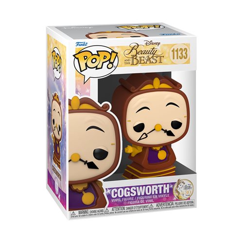 Funko Disney Beauty and the Beast Cogsworth Pop! Vinyl Figure