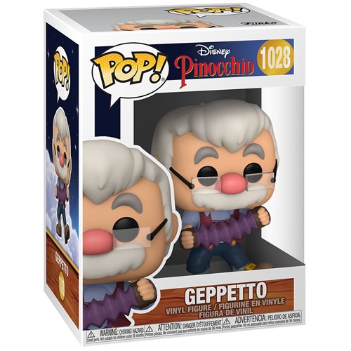 Funko Disney Pinocchio Geppetto W/ Accordion Pop! Vinyl Figure