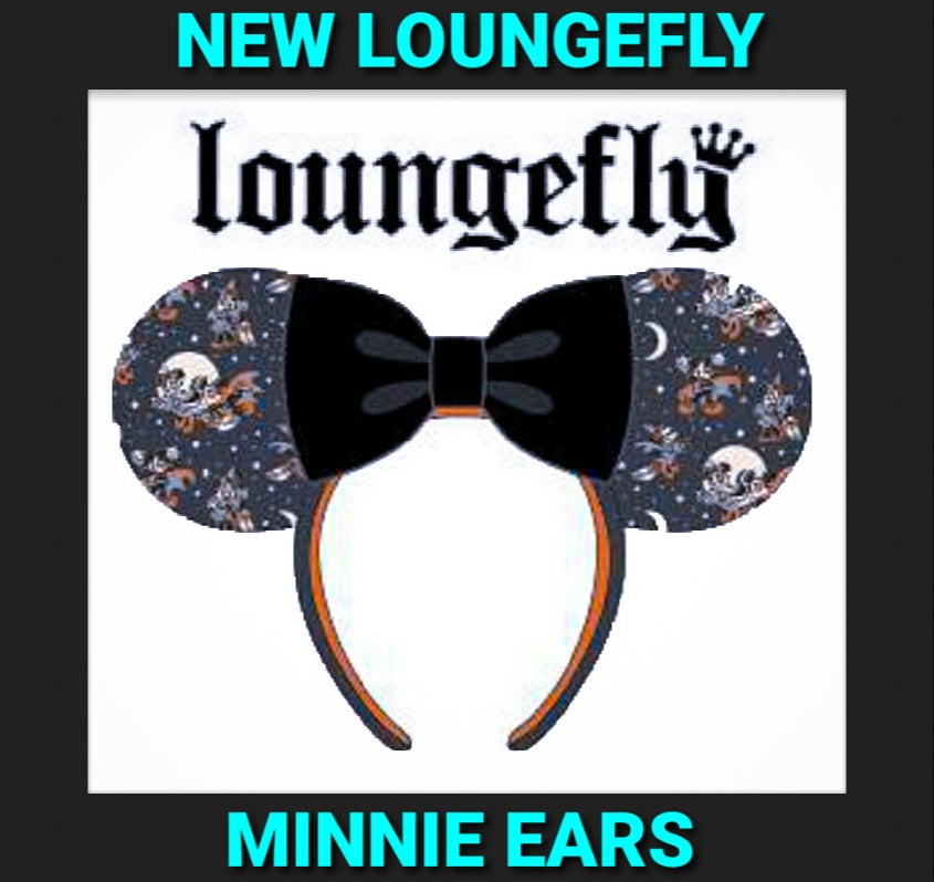 Loungefly Disney Mickey & Minnie Halloween All Over Print Ears Headband