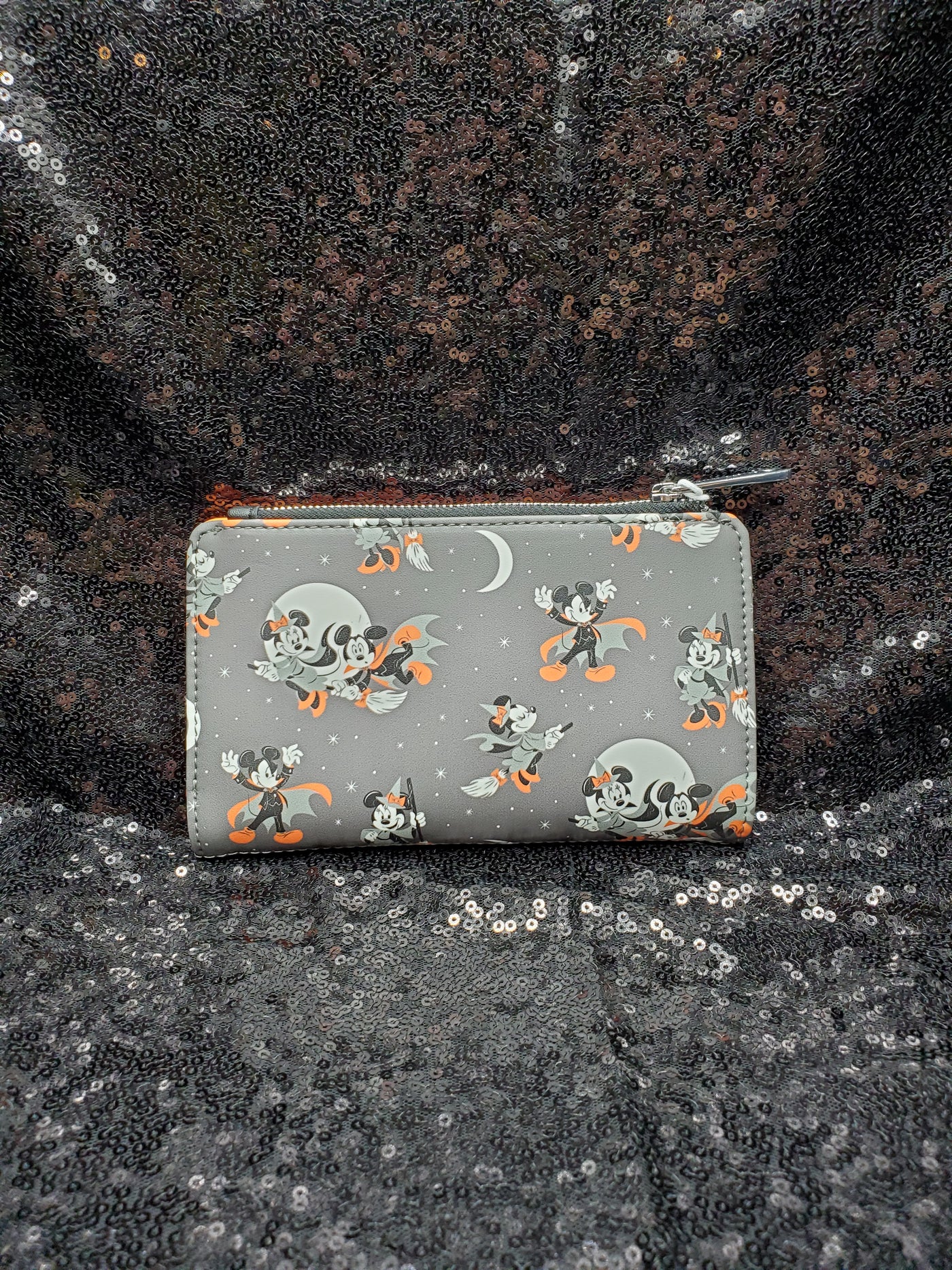 Loungefly Disney Mickey & Minnie Halloween All Over Print Wallet