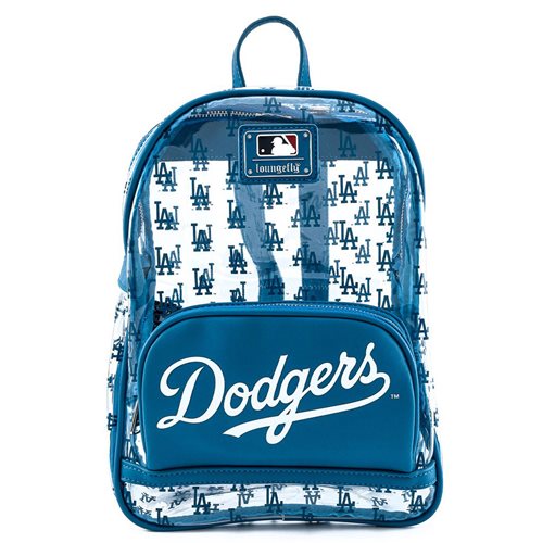 MLB Los Angeles Dodgers Clear Mini Backpack