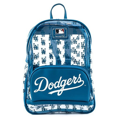 Grotto Treasures Shared Exclusive - MLB Los Angeles Dodgers Clear Mini Backpack