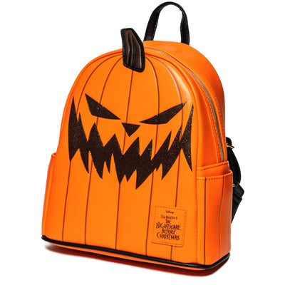 Loungefly Disney Nightmare Before Christmas Pumpkin King Jack Skellington Cosplay Mini Backpack