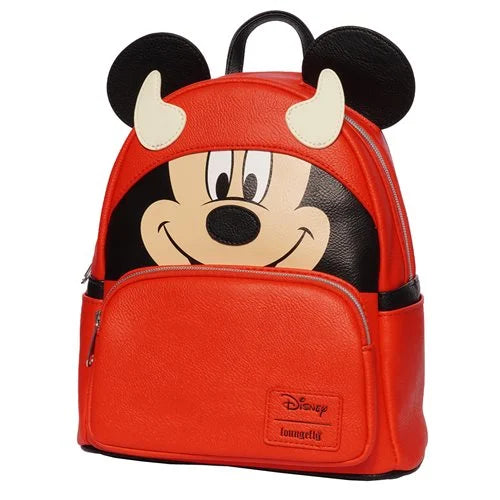 Loungefly Disney Mickey Mouse Devil Cosplay Mini Backpack