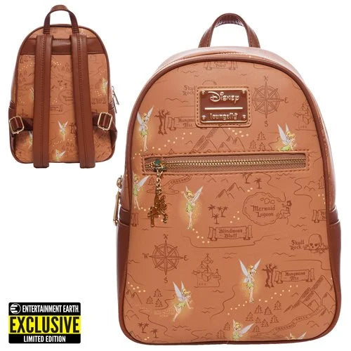 Loungefly Disney Peter Pan Neverland Map Mini Backpack