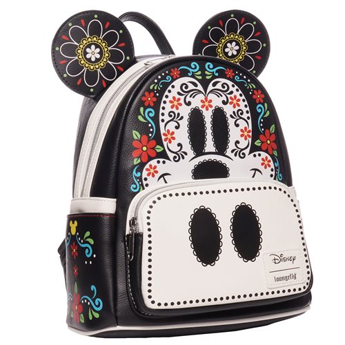 Disney Mickey Mouse Dia de los Muertos Sugar Skull Cosplay Mini Backpack