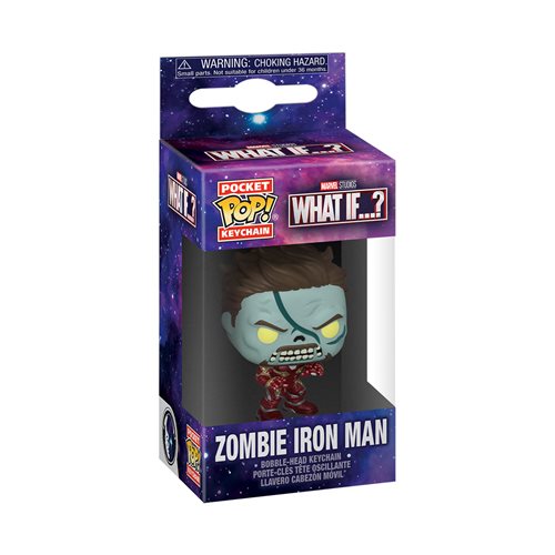 Funko Pocket Pop! Keychain Marvel Studios What If? Zombie Iron Man