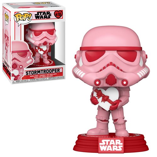 Funko Star Wars Valentines Stormtrooper W/Heart Pop! Vinyl Figure