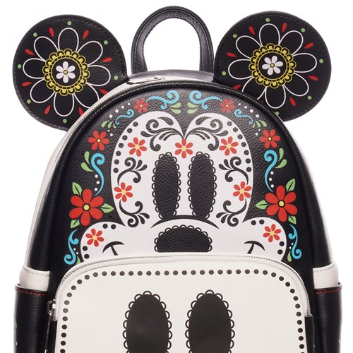Disney Mickey Mouse Dia de los Muertos Sugar Skull Cosplay Mini Backpack