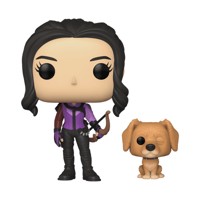Funko Marvel Studios Hawkeye Kate Bishop W/Lucky The Pizza Dog Pop! Vinyl Figure