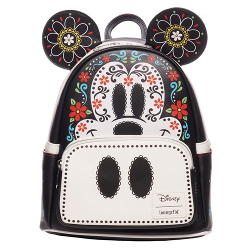 Disney Mickey Mouse Dia de los Muertos Sugar Skull Cosplay Mini Backpack