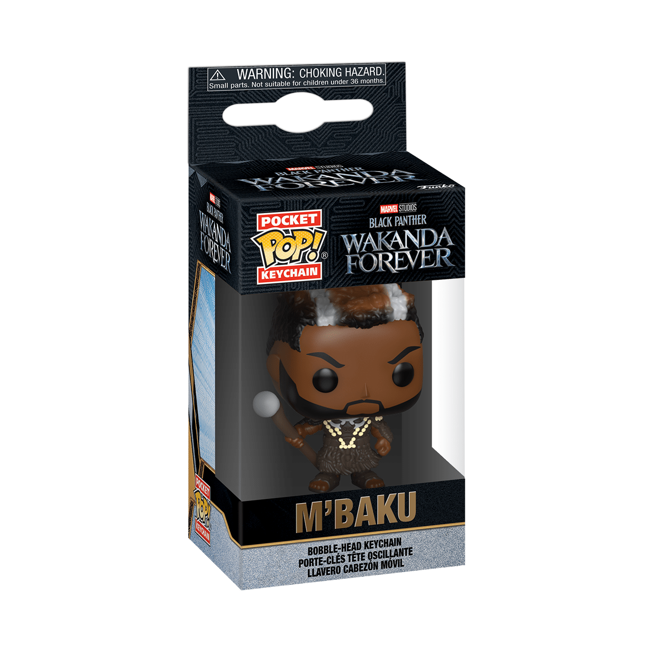 Funko Pocket Pop! Keychain Marvel Studios Black Panther Wakanda Forever M'Baku