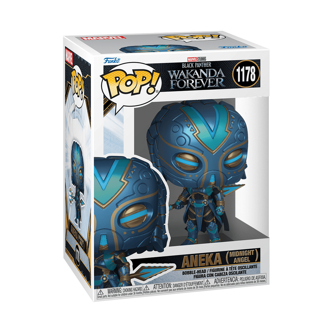 Funko Marvel Studios Black Panther Wakanda Forever Aneka Midnight Angel Pop! Vinyl Figure