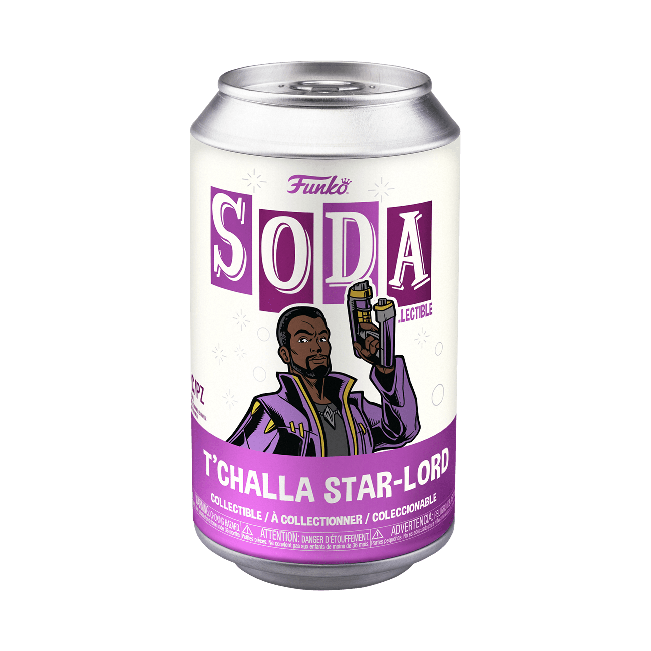 Funko Marvel Studios What If? T'Challa Star-lord Vinyl Soda Figure Limited Edition