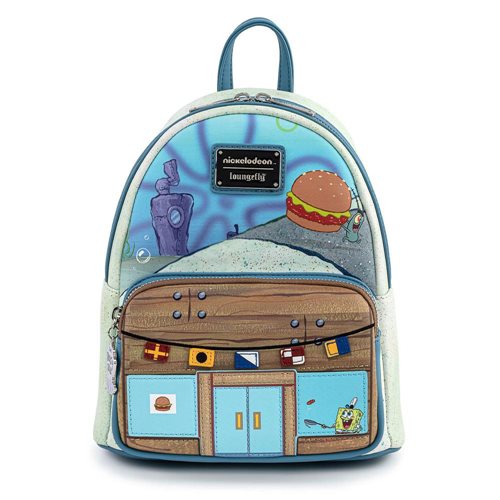 Loungefly Nickelodeon Spongebob Krusty Krab Mini Backpack