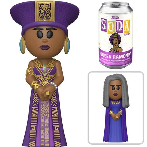 Funko Marvel Studios Black Panther Wakanda Forever Queen Ramonda Vinyl Soda Figure Limited Edition