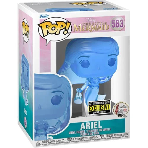 Funko Disney The Little Mermaid 30th Anniversary Ariel Blue Translucent Pop! Vinyl Figure