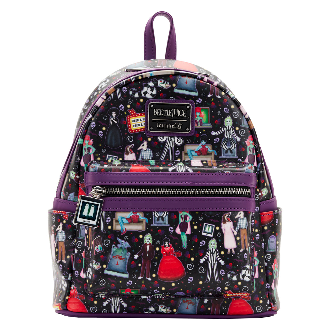 Beetlejuice Icons AOP Mini Backpack