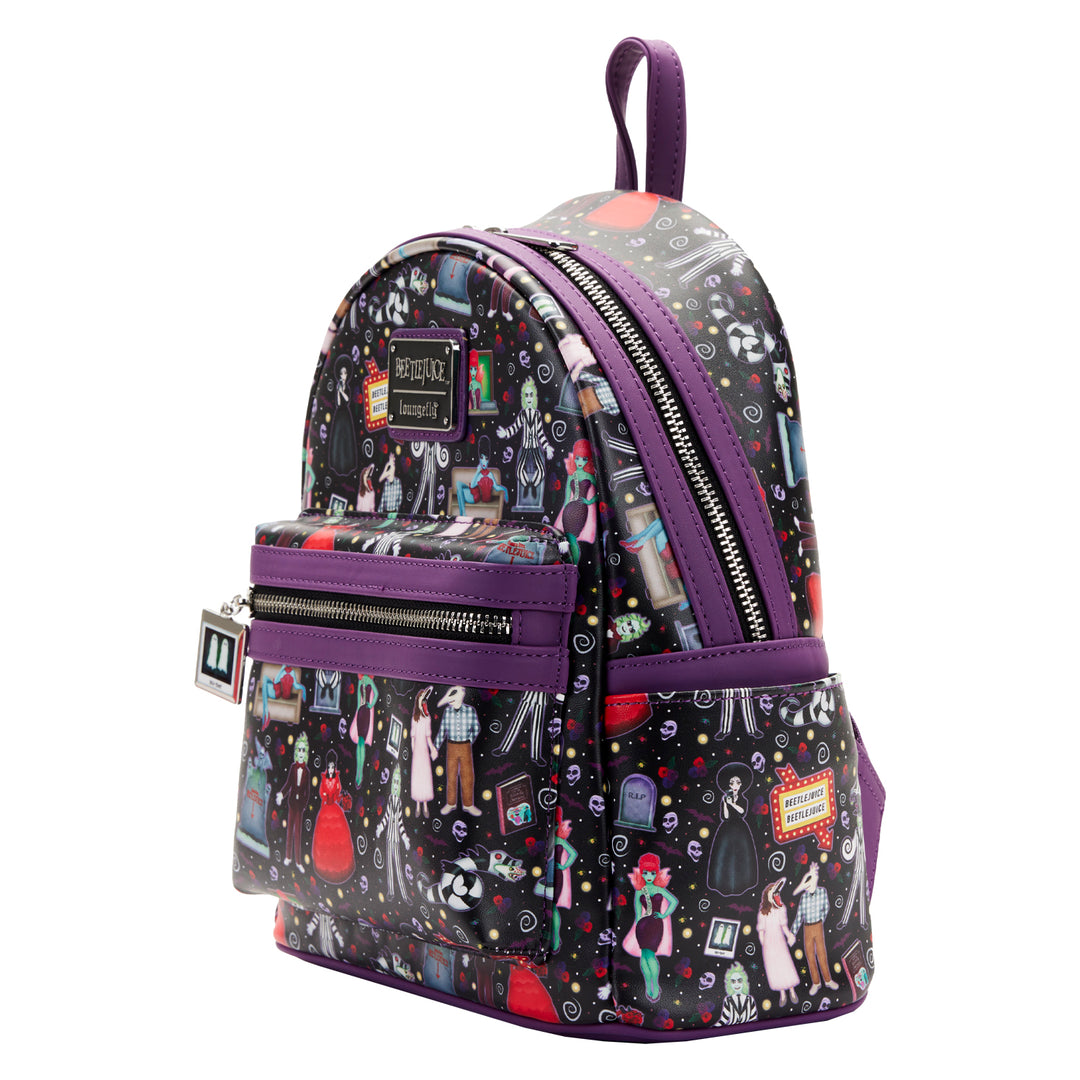 Beetlejuice Icons AOP Mini Backpack