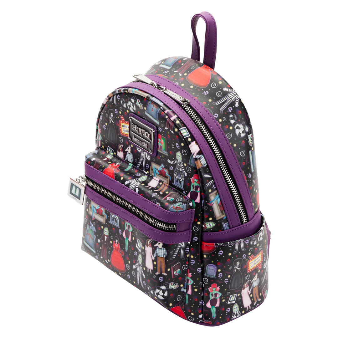 Beetlejuice Icons AOP Mini Backpack