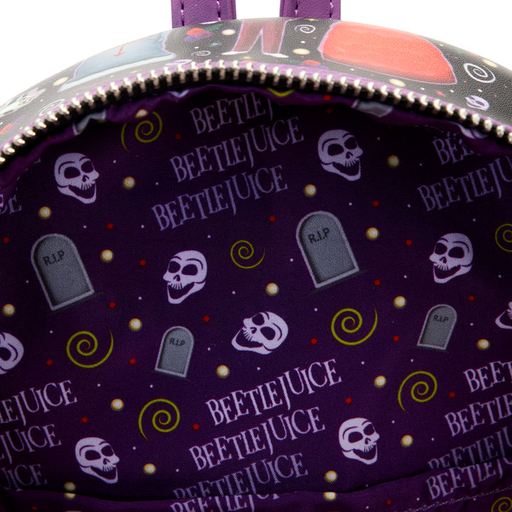 Beetlejuice Icons AOP Mini Backpack