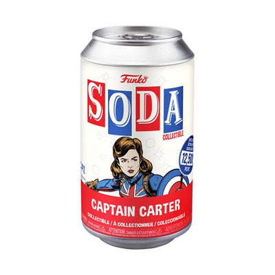 Funko Marvel Studios What If? Captain Carter Vinyl Soda Figure Limited Edition