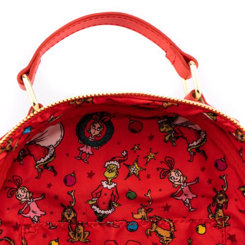 Loungefly Dr. Seuss The Grinch Chimney Thief Mini Backpack