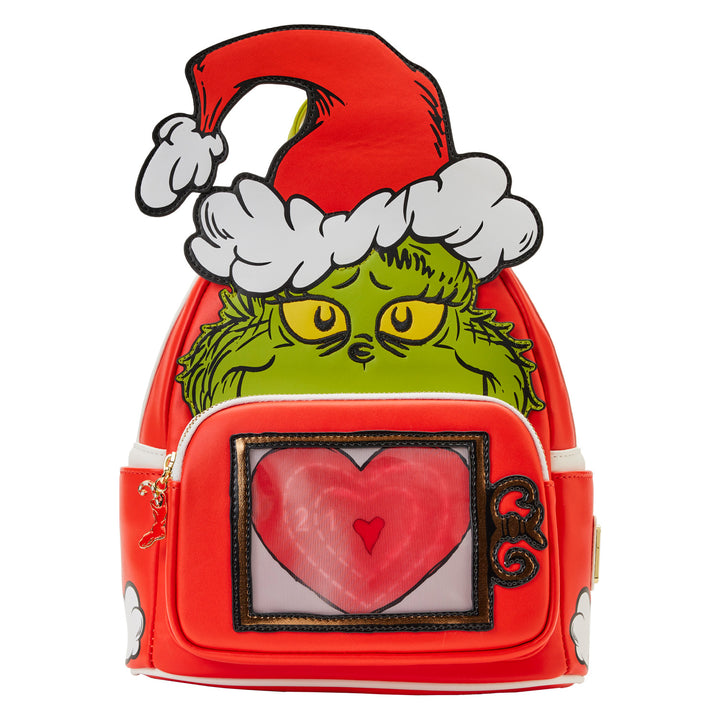 Dr. Seuss The Grinch Lenticular Heart Mini Backpack