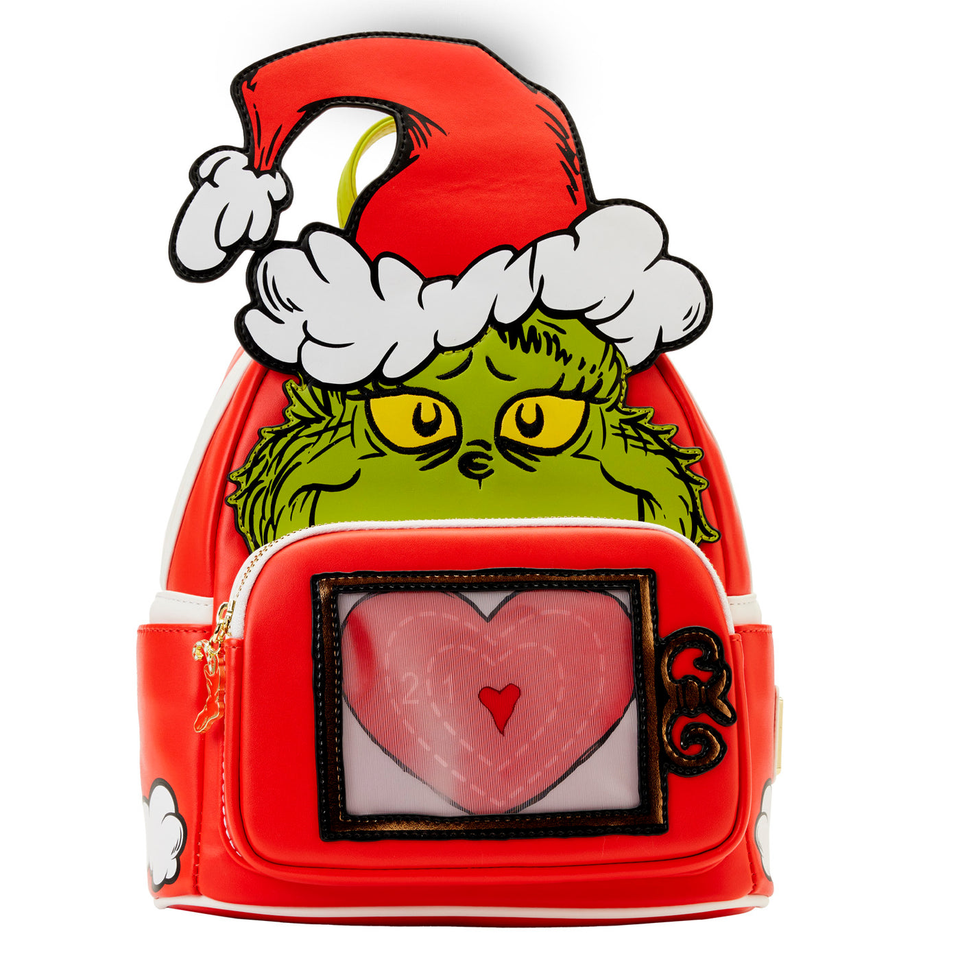 Dr. Seuss The Grinch Lenticular Heart Mini Backpack