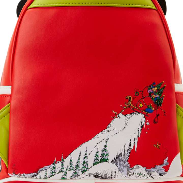 Dr. Seuss The Grinch Lenticular Heart Mini Backpack