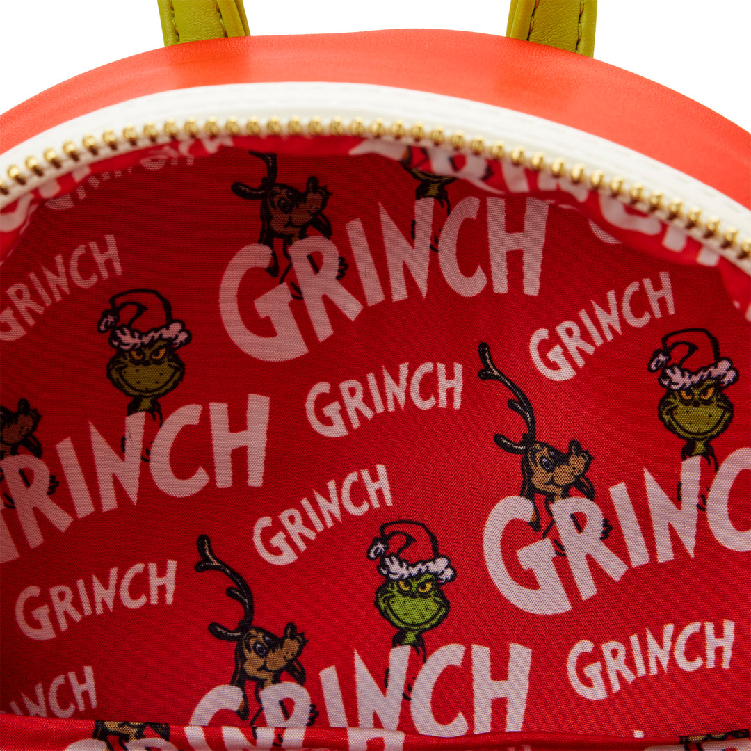 Dr. Seuss The Grinch Lenticular Heart Mini Backpack