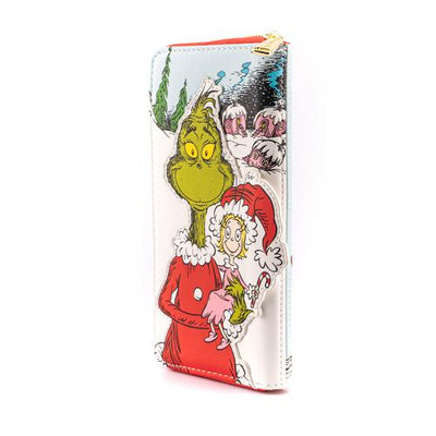 Loungefly Dr. Seuss The Grinch Loves the Holidays Wallet