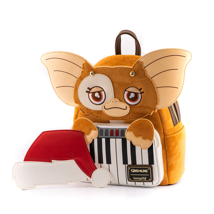 Loungefly Gremlins Gizmo Holiday W/Removable Hat Cosplay Mini Backpack