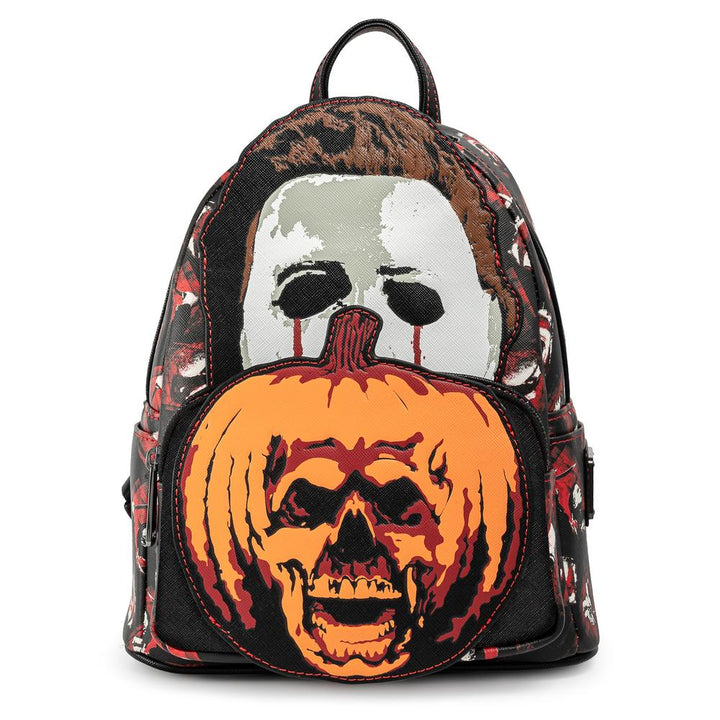 Halloween 2 Michael Myers Pumpkin Mini Backpack