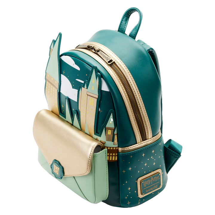 Harry Potter Golden Hogwarts Castle Mini Backpack