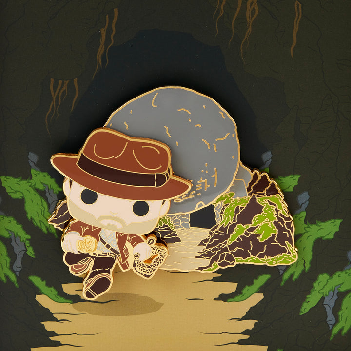 Loungefly Funko Pop! Indiana Jones Boulder 3" Collector's Box Pin Limited Edition