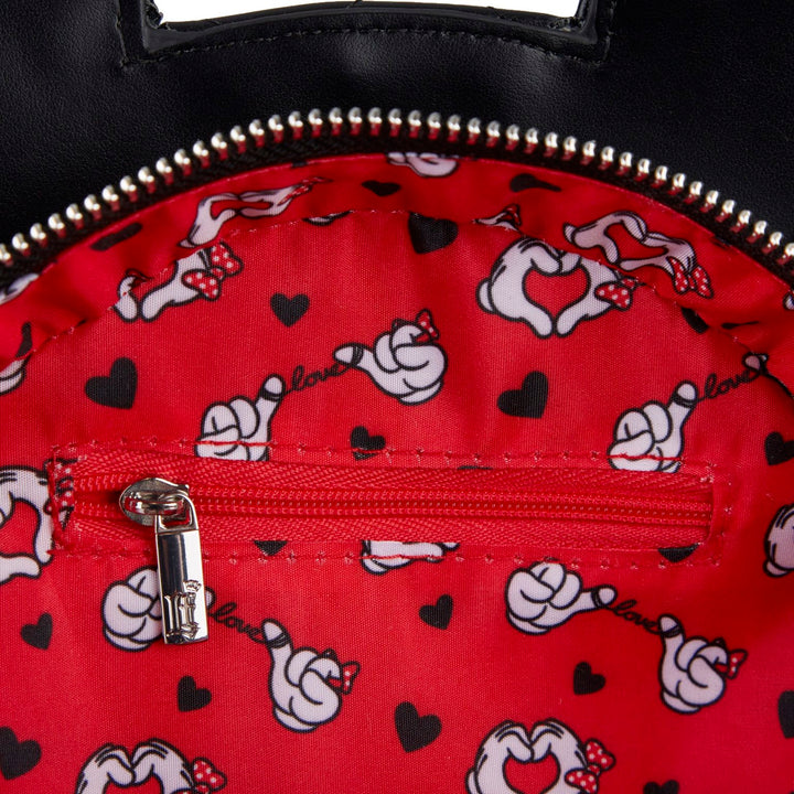 Loungefly Disney Mickey & Minnie Valentines Reversible Crossbody