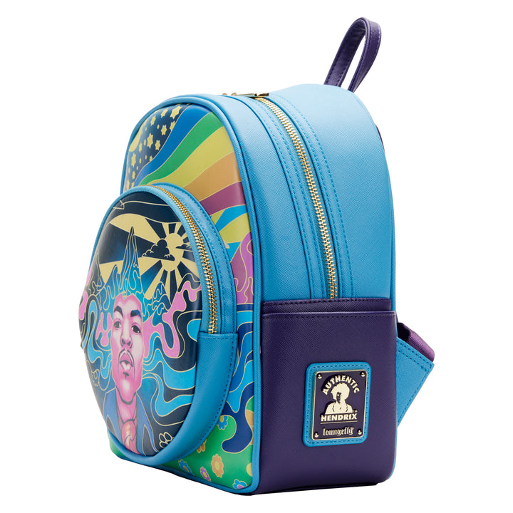 Jimmy Hendrix Psychedelic Landscape Mini Backpack