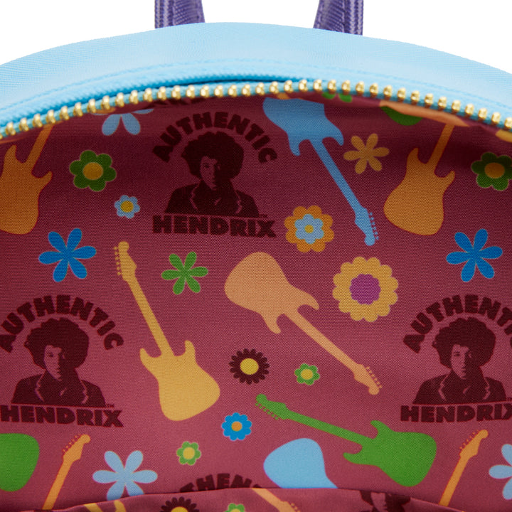 Jimmy Hendrix Psychedelic Landscape Mini Backpack