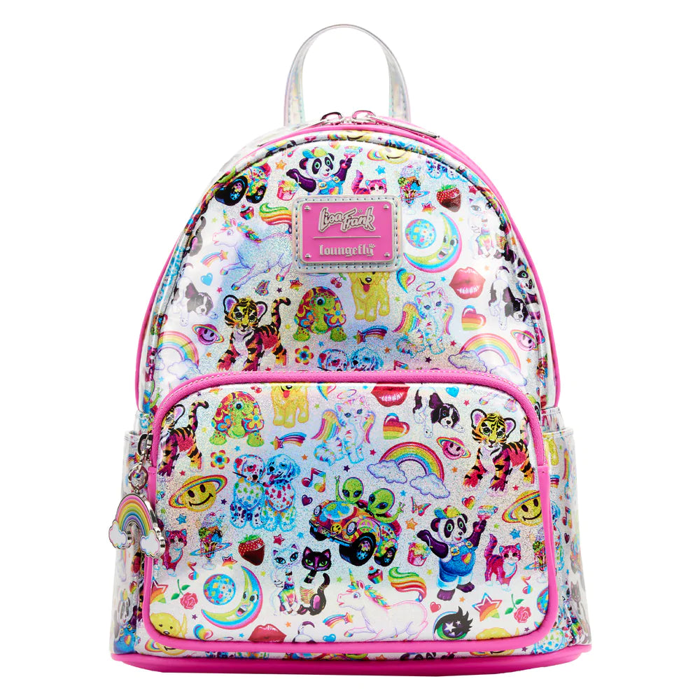 Lisa Frank AOP Iridescent Mini Backpack