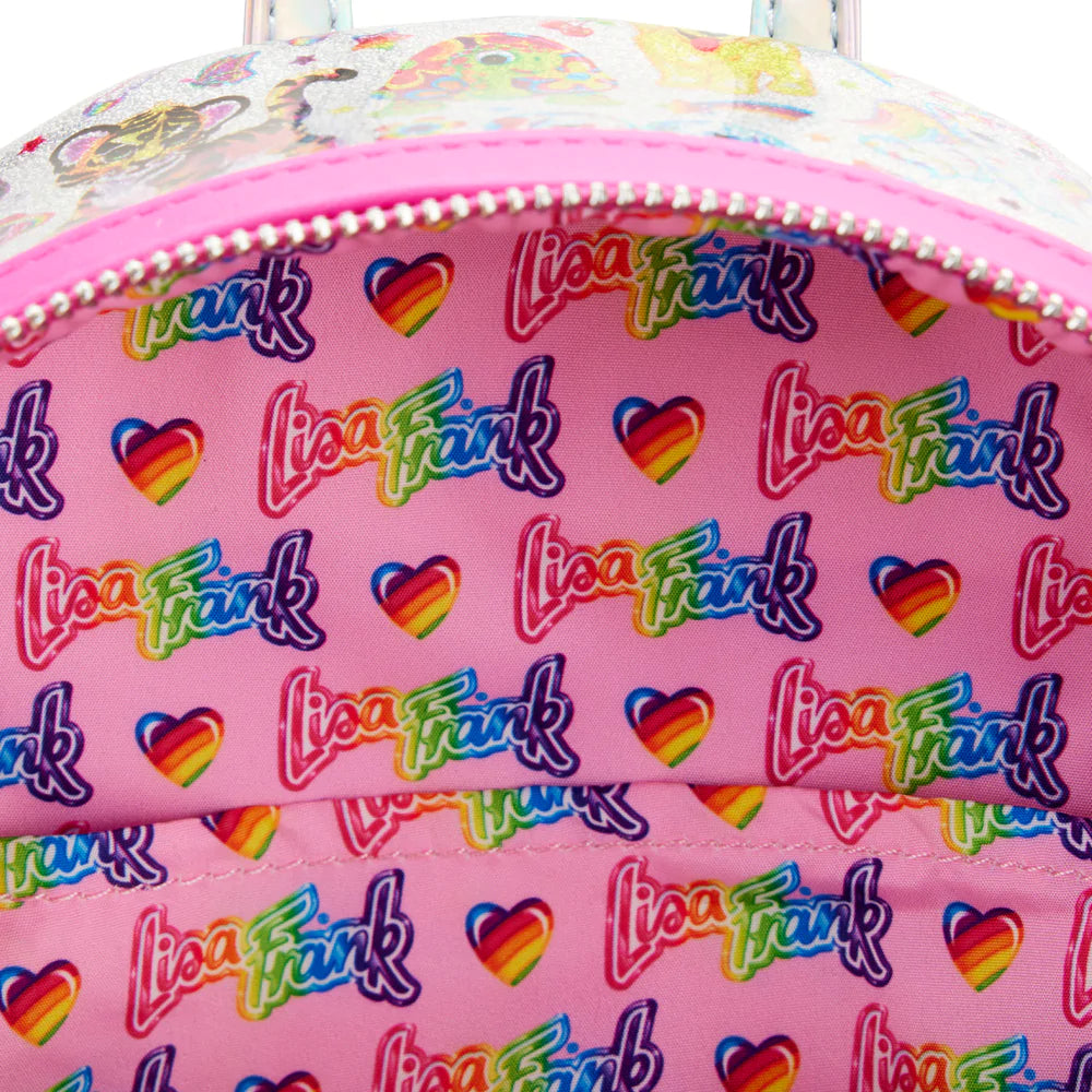 Lisa Frank AOP Iridescent Mini Backpack
