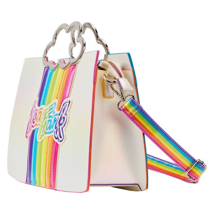 Lisa Frank Rainbow Cloud Handle Crossbody