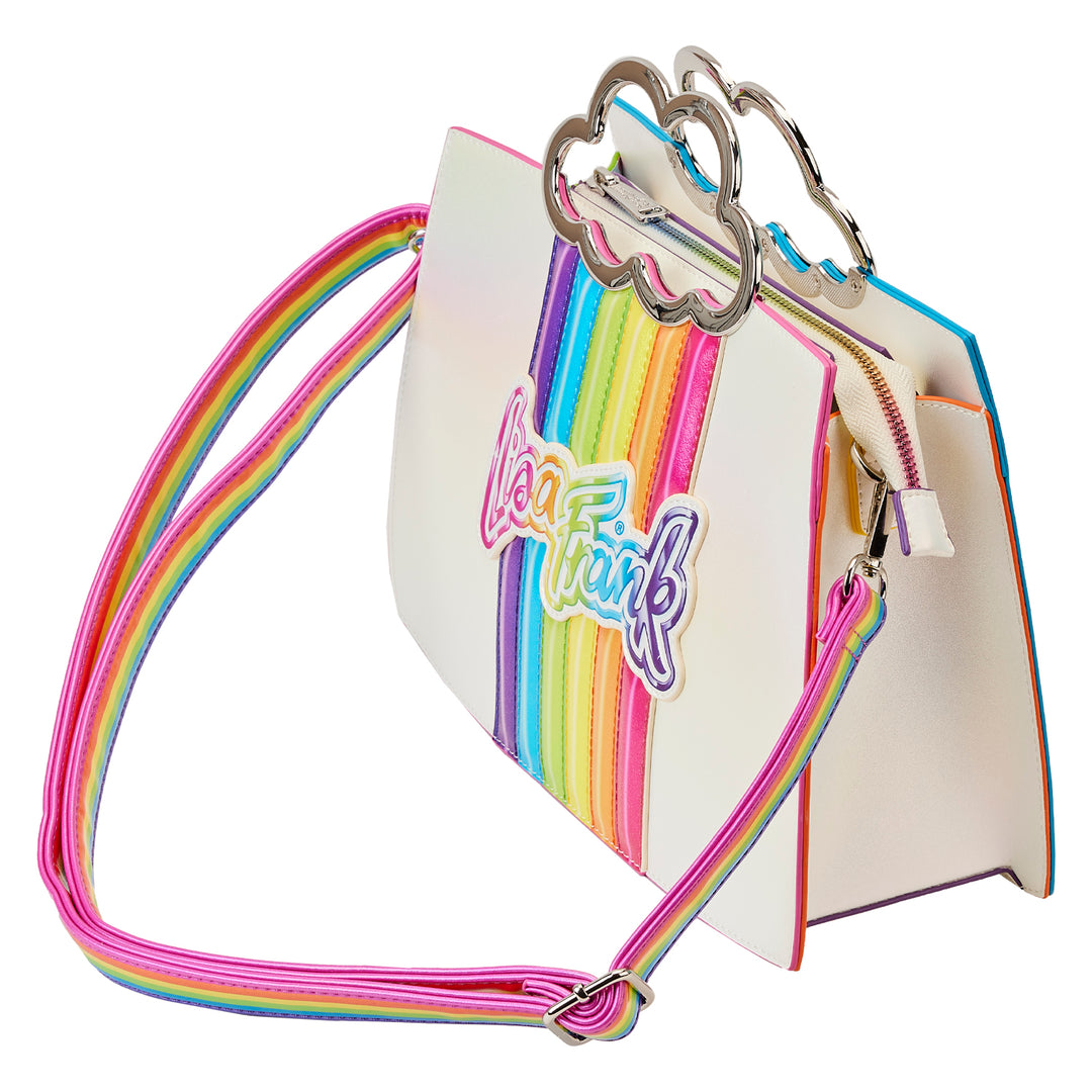 Lisa Frank Rainbow Cloud Handle Crossbody