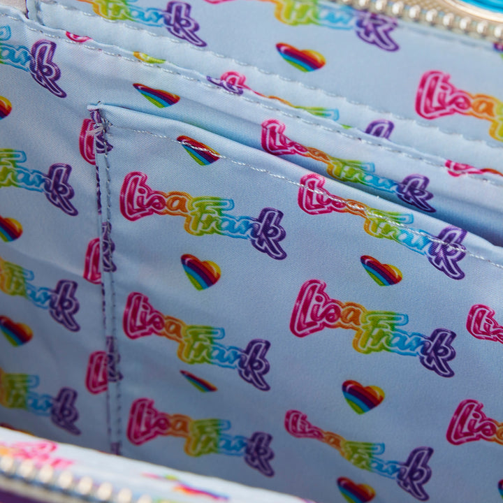 Lisa Frank Rainbow Cloud Handle Crossbody