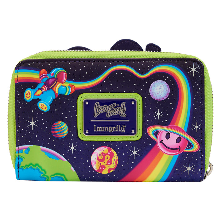 Lisa Frank Cosmic Alien Ride Glow in the Dark Wallet