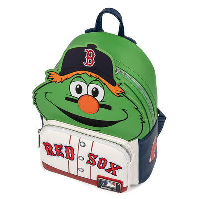 Loungefly MLB Boston Red Sox Wally The Green Monster Mascot Cosplay Mini Backpack