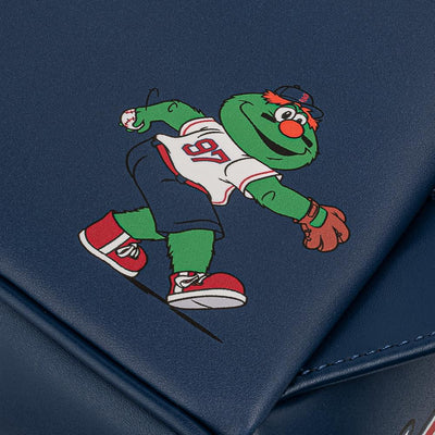 Loungefly MLB Boston Red Sox Wally The Green Monster Mascot Cosplay Mini Backpack