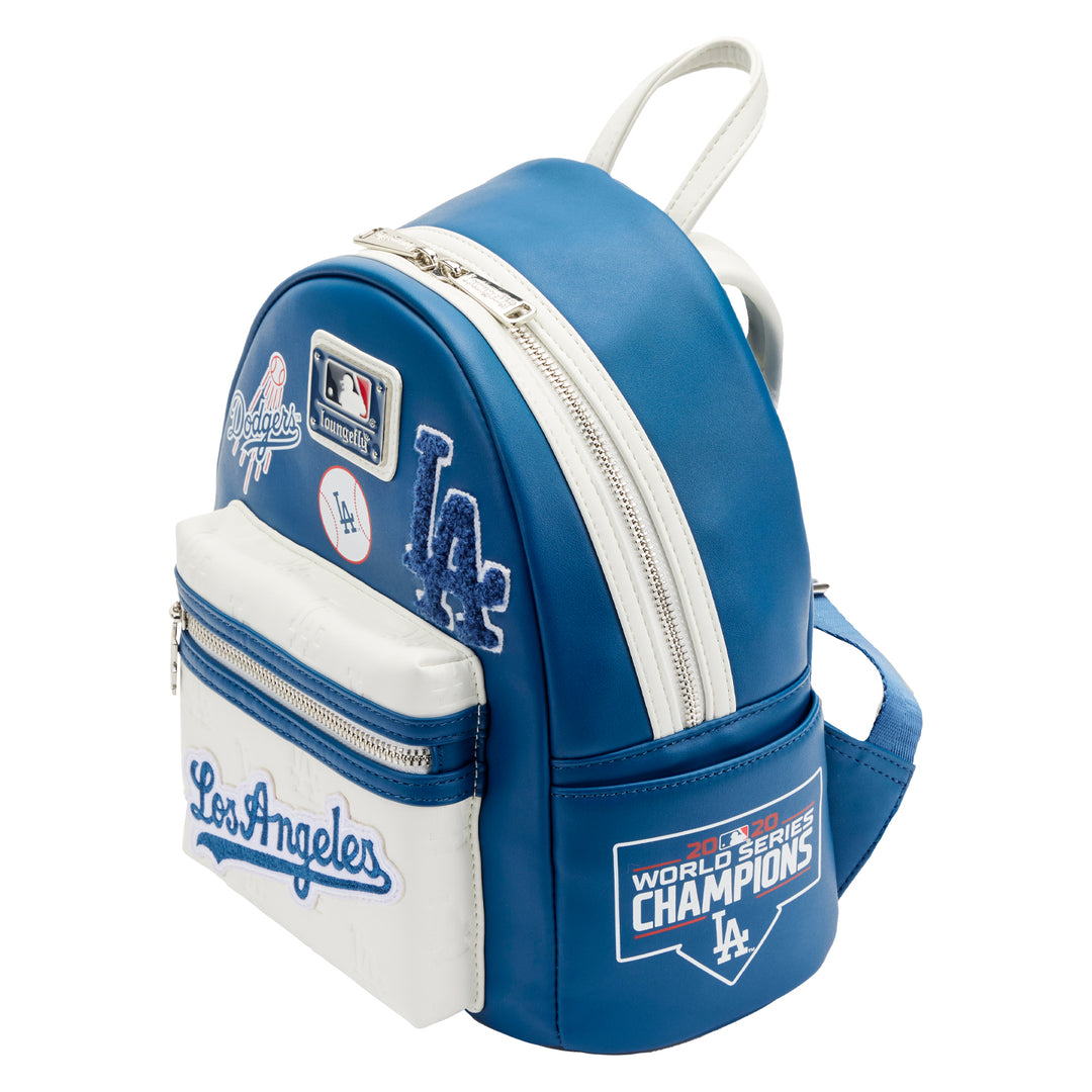 Loungefly MLB Los Angeles Dodgers Patches Mini Backpack