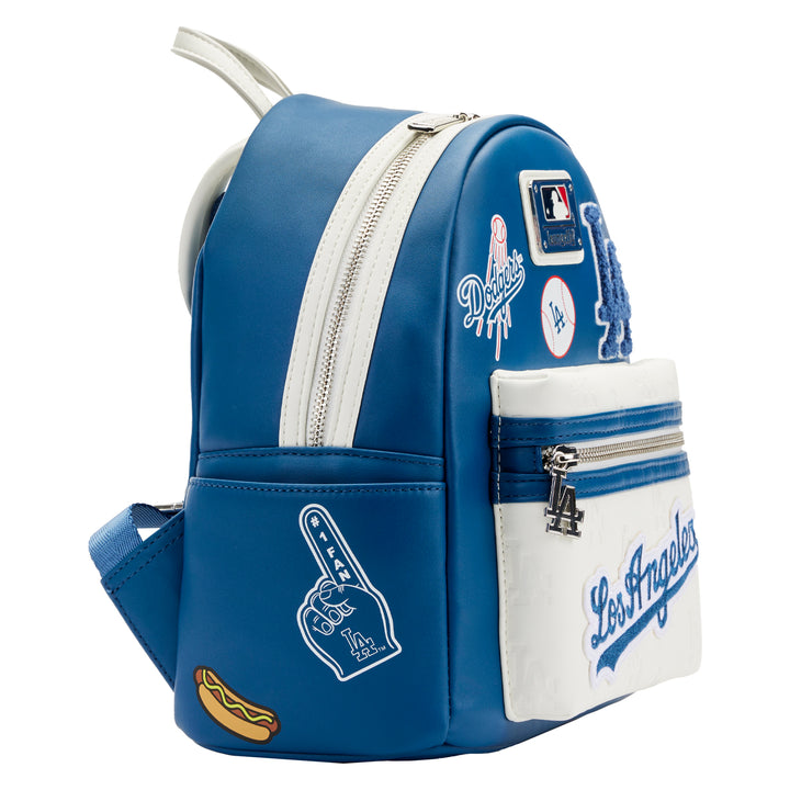 Loungefly MLB Los Angeles Dodgers Patches Mini Backpack